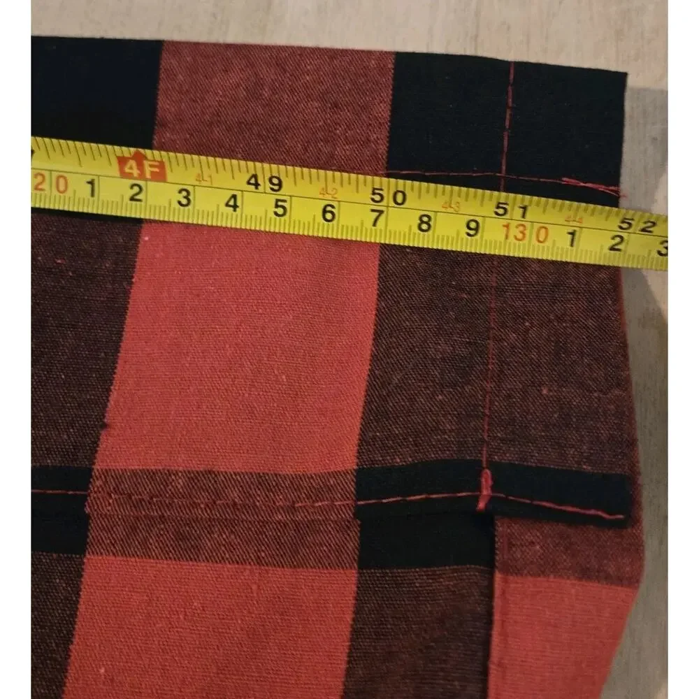 Buffalo Plaid Curtains 2 Panels 52x62